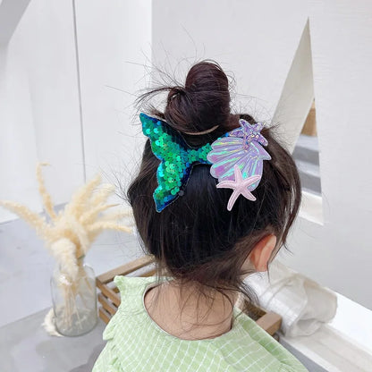 Mermaid Tail and Seashell Hair Pin