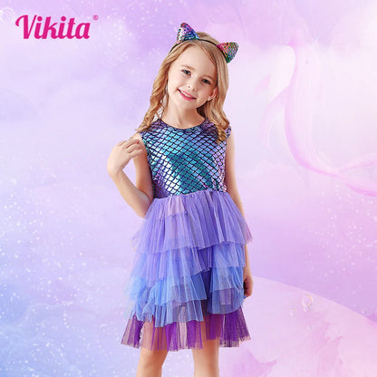 Mermaid Tutu Dress | Purple Mermaid