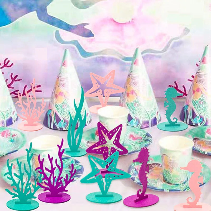 Coral Table Decor | Purple Mermaid