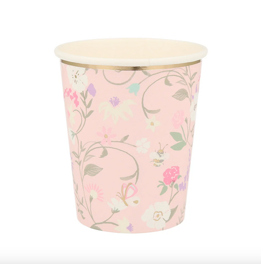 Meri Meri x Ladurée Paris Floral Cups (x 8)