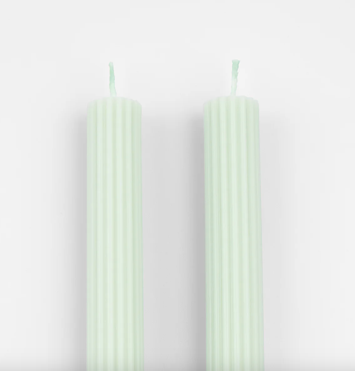 Meri Meri Sea Foam Green Table Candles (x 2)