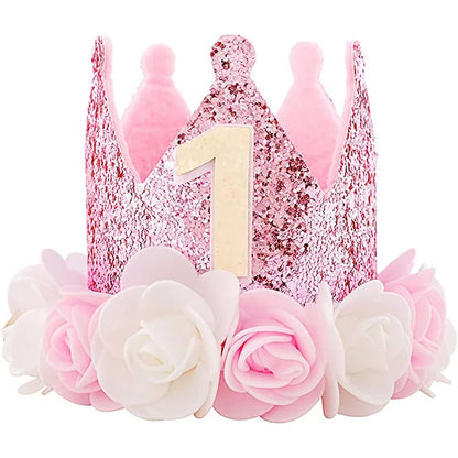 1 Year Old  Rose Crown Princess Hat