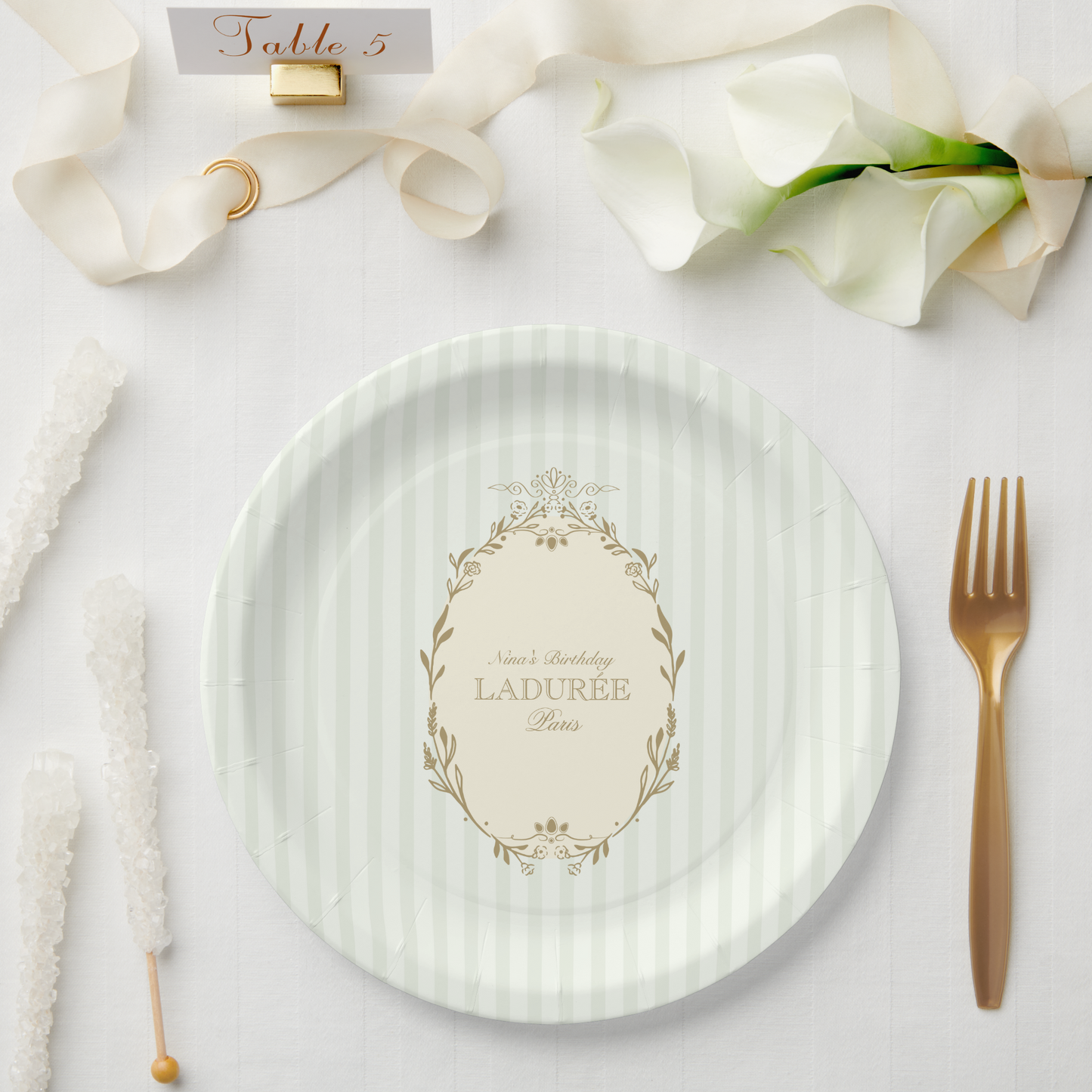 Ladurée Paper Plates